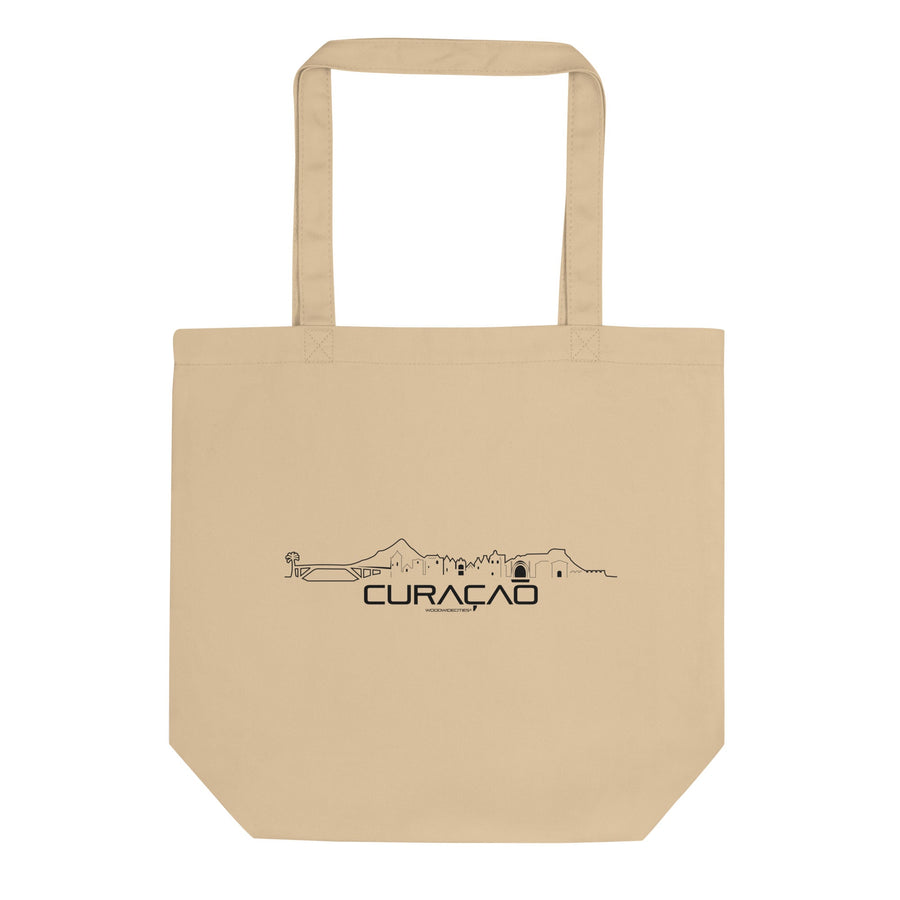 Tas Econscious Curaçao Oyster houten cadeau decoratie relatiegeschenk van WoodWideCities