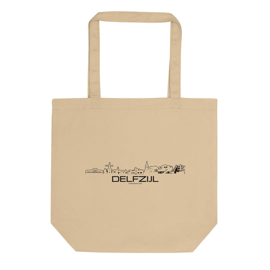 Tas Econscious Delfzijl Oyster houten cadeau decoratie relatiegeschenk van WoodWideCities