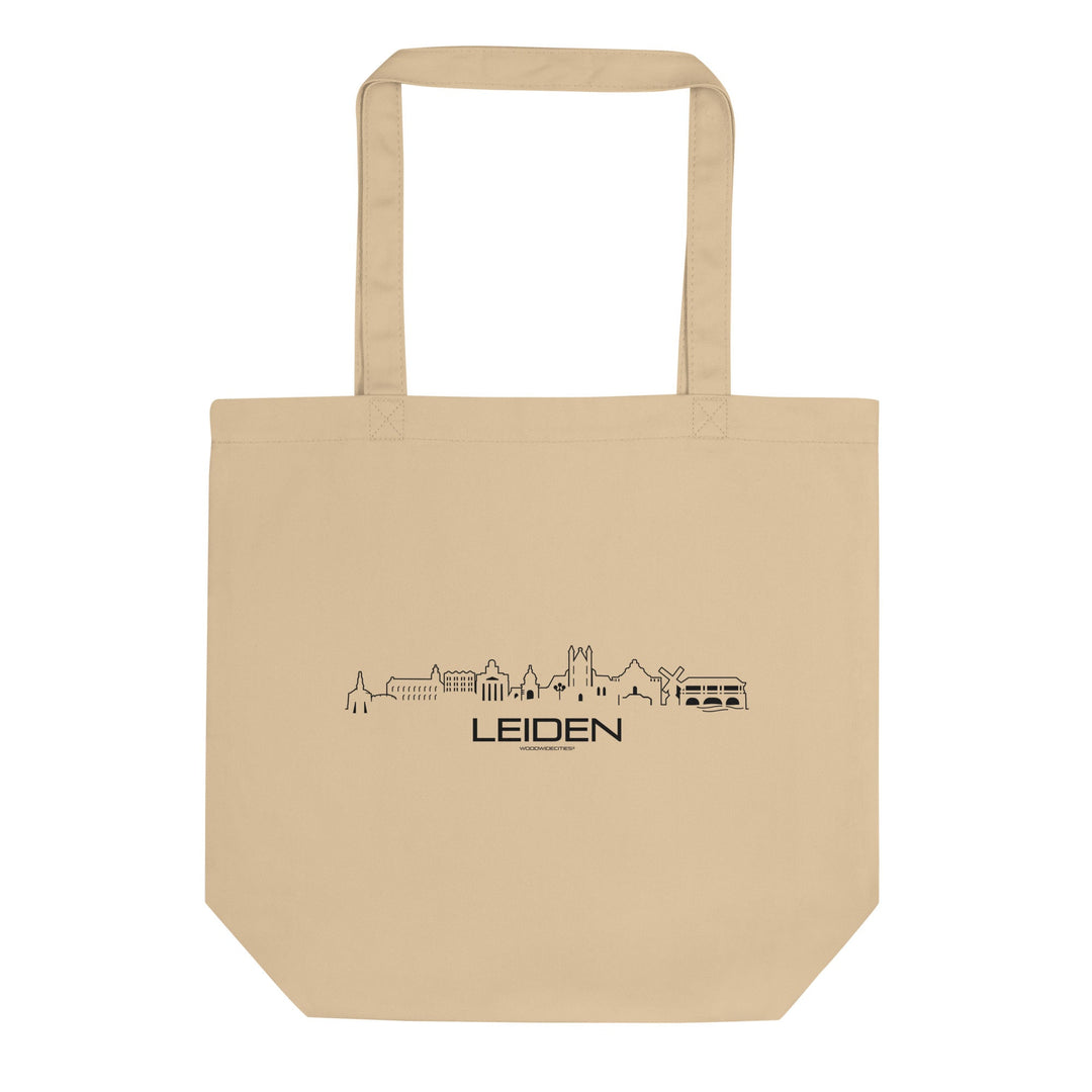 Tas Econscious Leiden Oyster houten cadeau decoratie relatiegeschenk van WoodWideCities