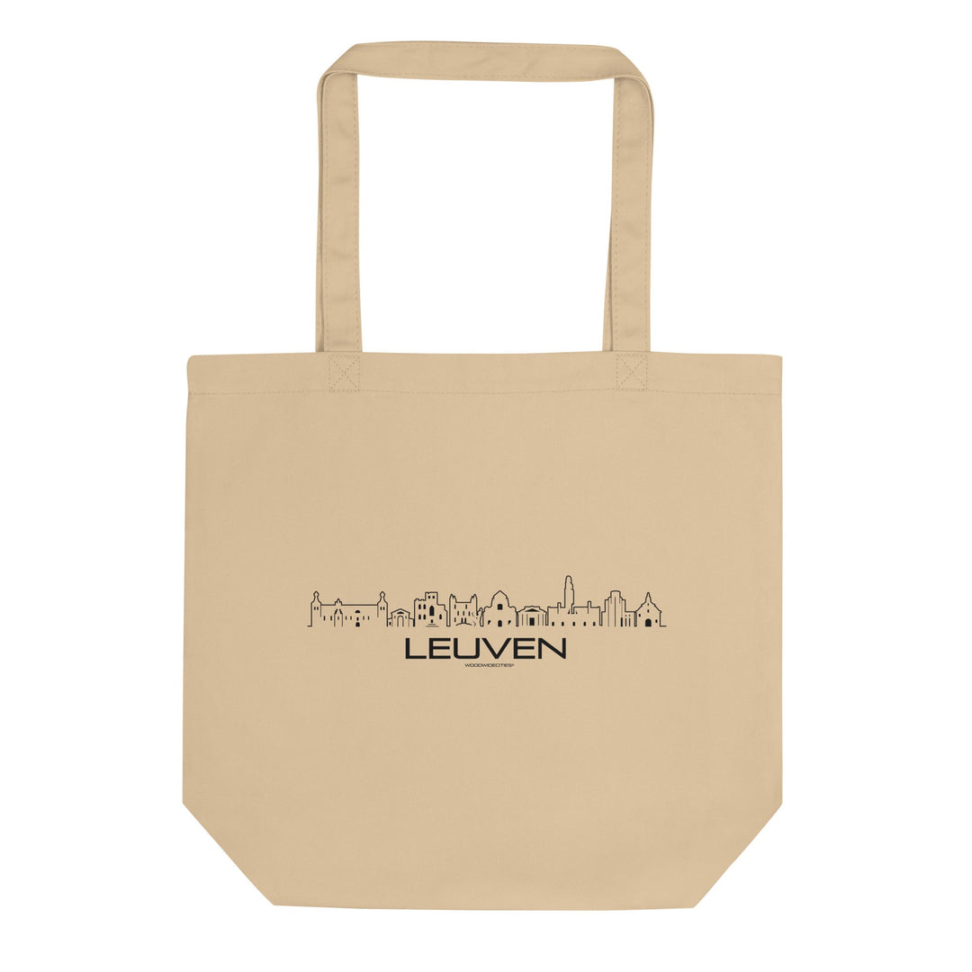 Tas Econscious Leuven Oyster houten cadeau decoratie relatiegeschenk van WoodWideCities