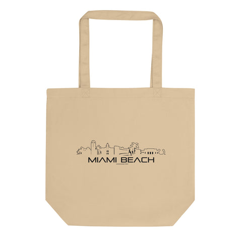 Tas Econscious Miami Beach Oyster houten cadeau decoratie relatiegeschenk van WoodWideCities
