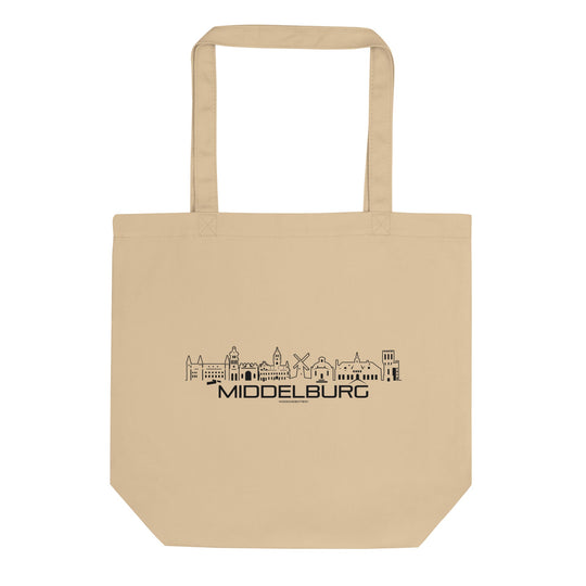 Tas Econscious Middelburg Oyster houten cadeau decoratie relatiegeschenk van WoodWideCities