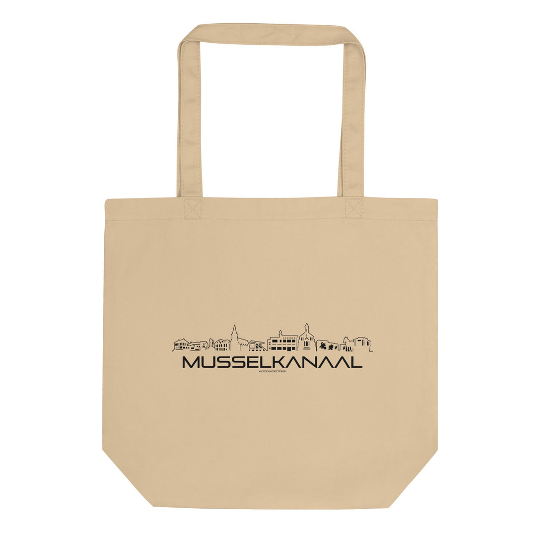 Tas Econscious Musselkanaal Oyster houten cadeau decoratie relatiegeschenk van WoodWideCities
