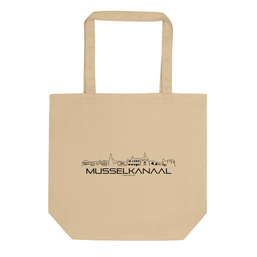 Tas Econscious Musselkanaal Oyster houten cadeau decoratie relatiegeschenk van WoodWideCities