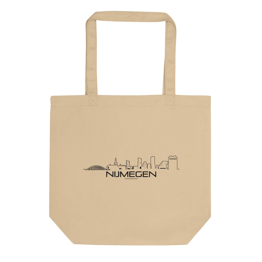 Tas Econscious Nijmegen Oyster houten cadeau decoratie relatiegeschenk van WoodWideCities