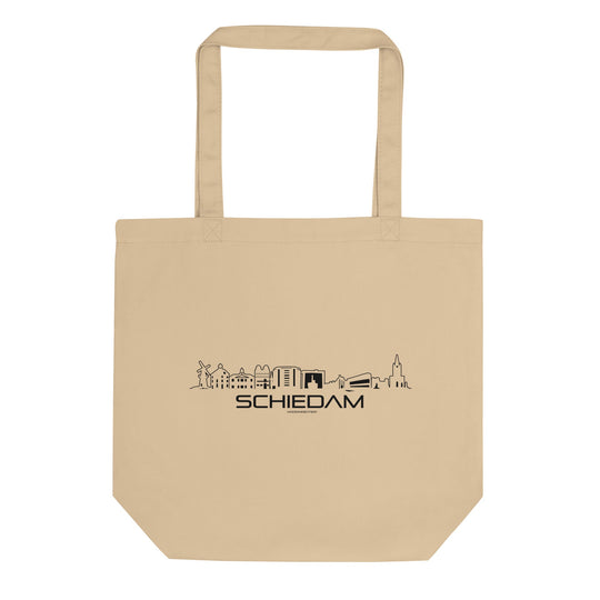 Tas Econscious Schiedam Oyster houten cadeau decoratie relatiegeschenk van WoodWideCities