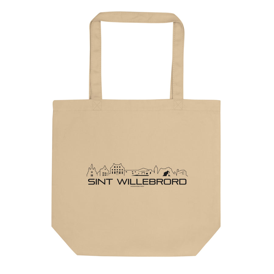 Tas Econscious Sint Willebrord Oyster houten cadeau decoratie relatiegeschenk van WoodWideCities