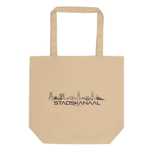 Tas Econscious Stadskanaal Oyster houten cadeau decoratie relatiegeschenk van WoodWideCities