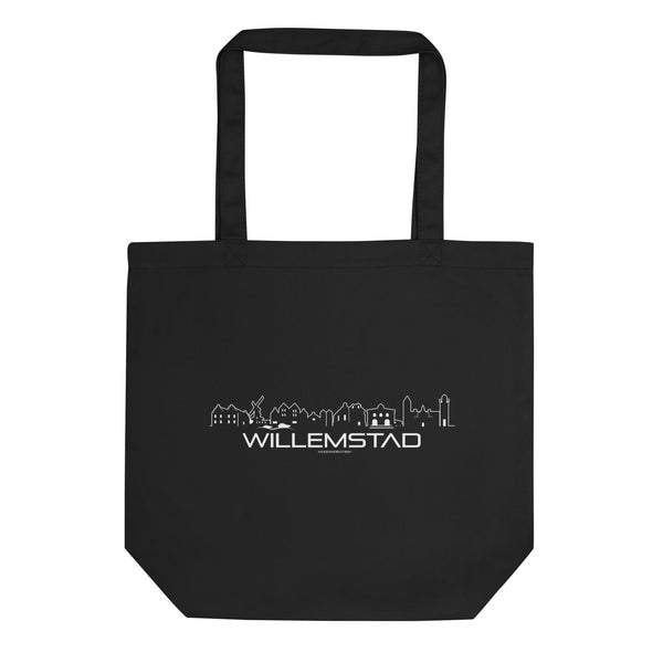 Tas Econscious Willemstad Black houten cadeau decoratie relatiegeschenk van WoodWideCities