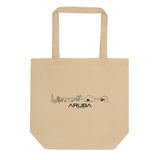 Tote Bag Tas Aruba cadeau voor elke citylover decoratie relatiegeschenk van WoodWideCities