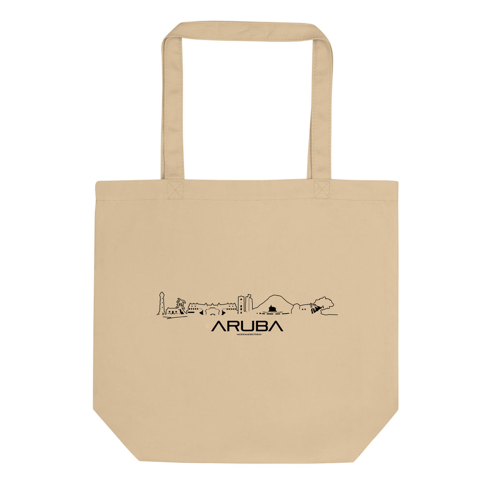 Tote Bag Tas Aruba cadeau voor elke citylover decoratie relatiegeschenk van WoodWideCities