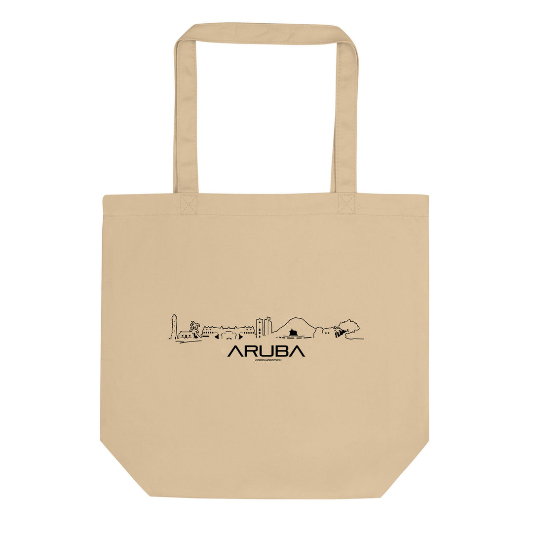 Tote Bag Tas Aruba cadeau voor elke citylover decoratie relatiegeschenk van WoodWideCities