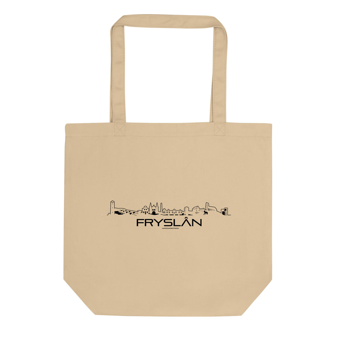 Tote Bag Tas Fryslan cadeau voor elke citylover decoratie relatiegeschenk van WoodWideCities