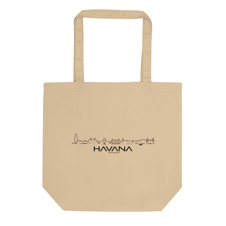 Tote Bag Tas Havana cadeau voor elke citylover decoratie relatiegeschenk van WoodWideCities
