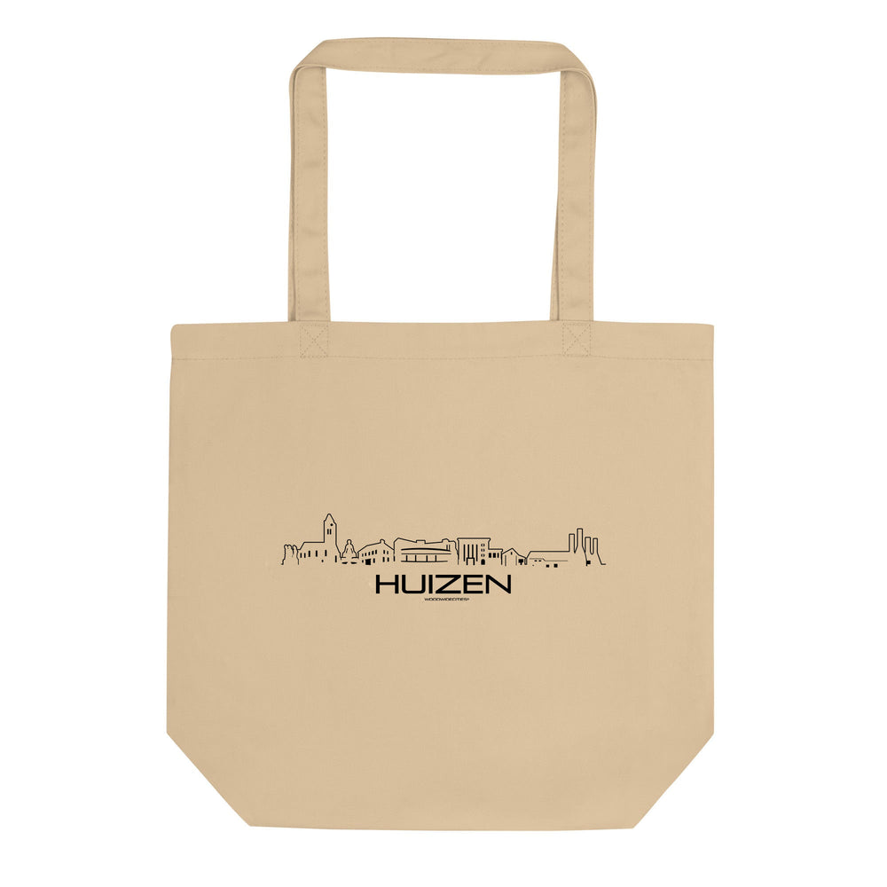 Tote Bag Tas Huizen cadeau voor elke citylover decoratie relatiegeschenk van WoodWideCities