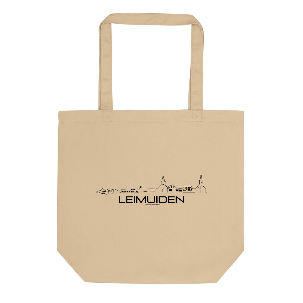 Tote Bag Tas Leimuiden cadeau voor elke citylover decoratie relatiegeschenk van WoodWideCities