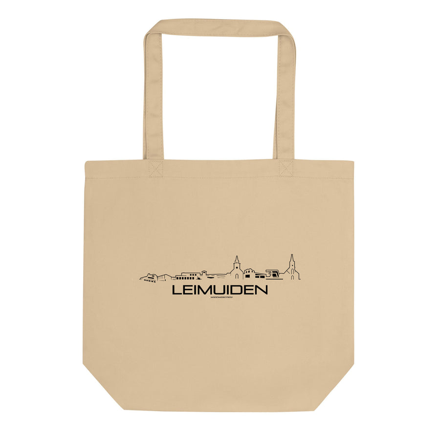 Tote Bag Tas Leimuiden cadeau voor elke citylover decoratie relatiegeschenk van WoodWideCities
