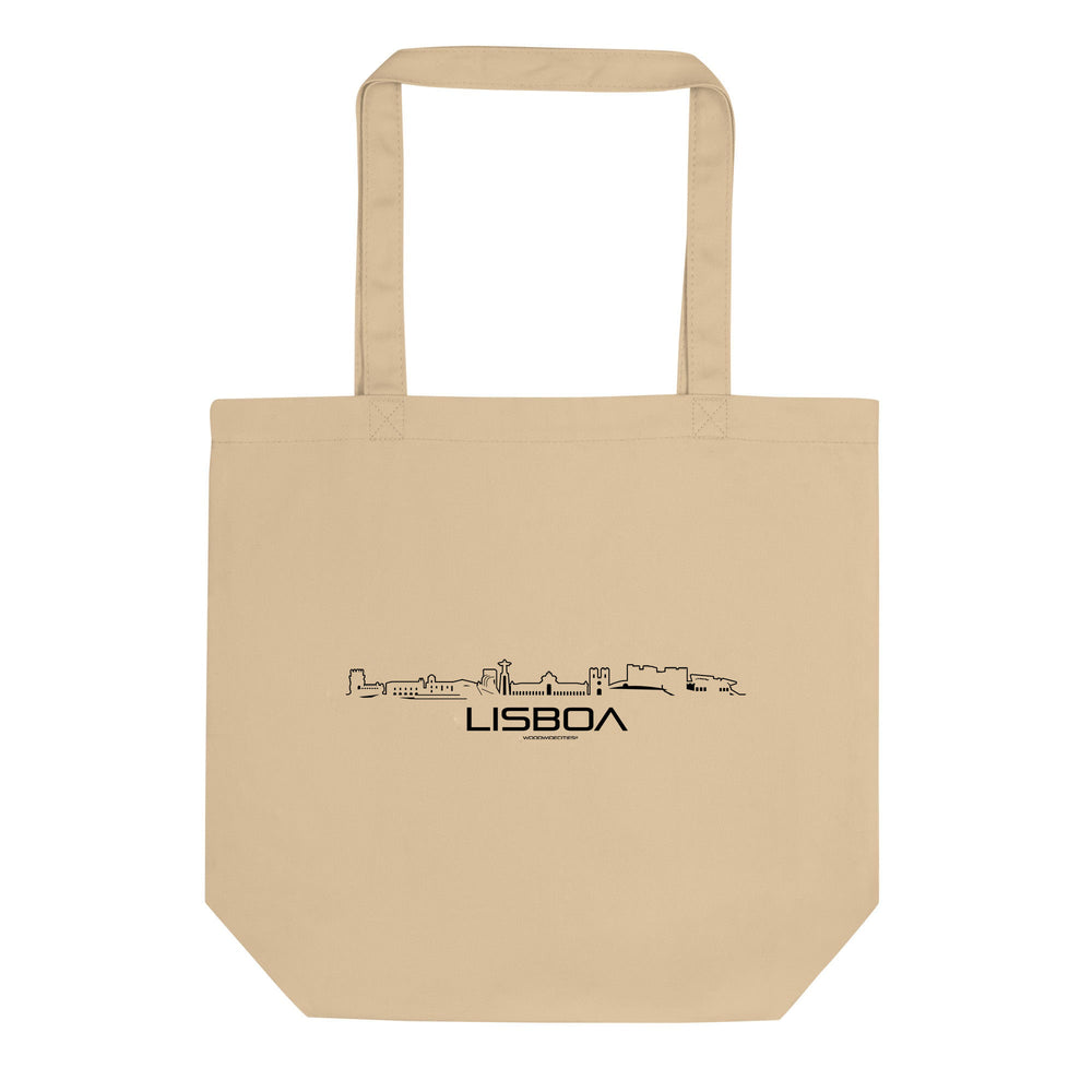 Tote Bag Tas Lisboa cadeau voor elke citylover decoratie relatiegeschenk van WoodWideCities