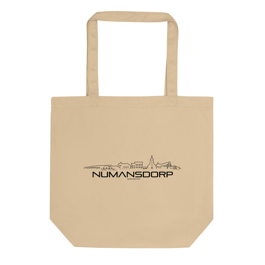 Tote Bag Tas Numansdorp cadeau voor elke citylover decoratie relatiegeschenk van WoodWideCities