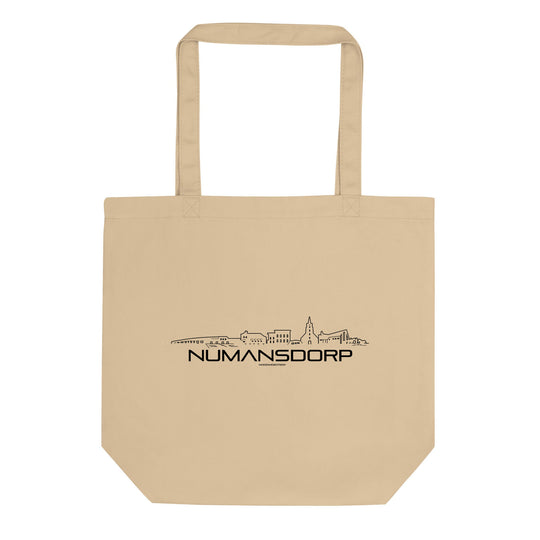 Tote Bag Tas Numansdorp cadeau voor elke citylover decoratie relatiegeschenk van WoodWideCities