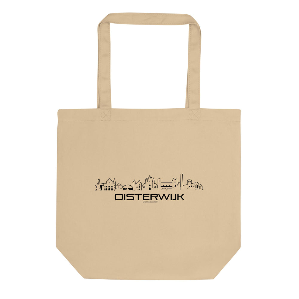 Tote Bag Tas Oisterwijk cadeau voor elke citylover decoratie relatiegeschenk van WoodWideCities