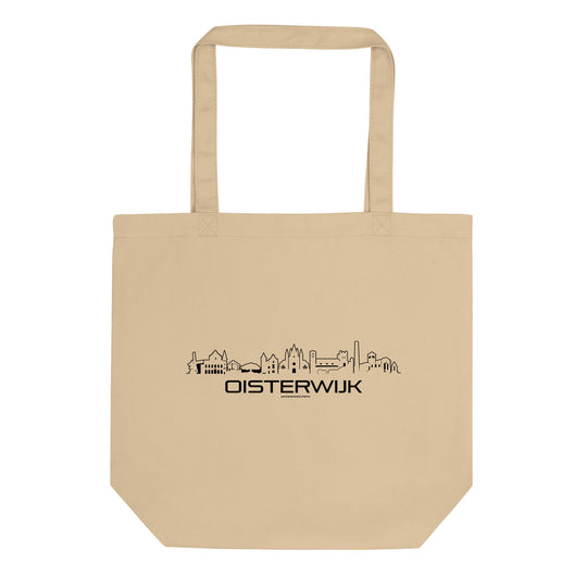 Tote Bag Tas Oisterwijk cadeau voor elke citylover decoratie relatiegeschenk van WoodWideCities