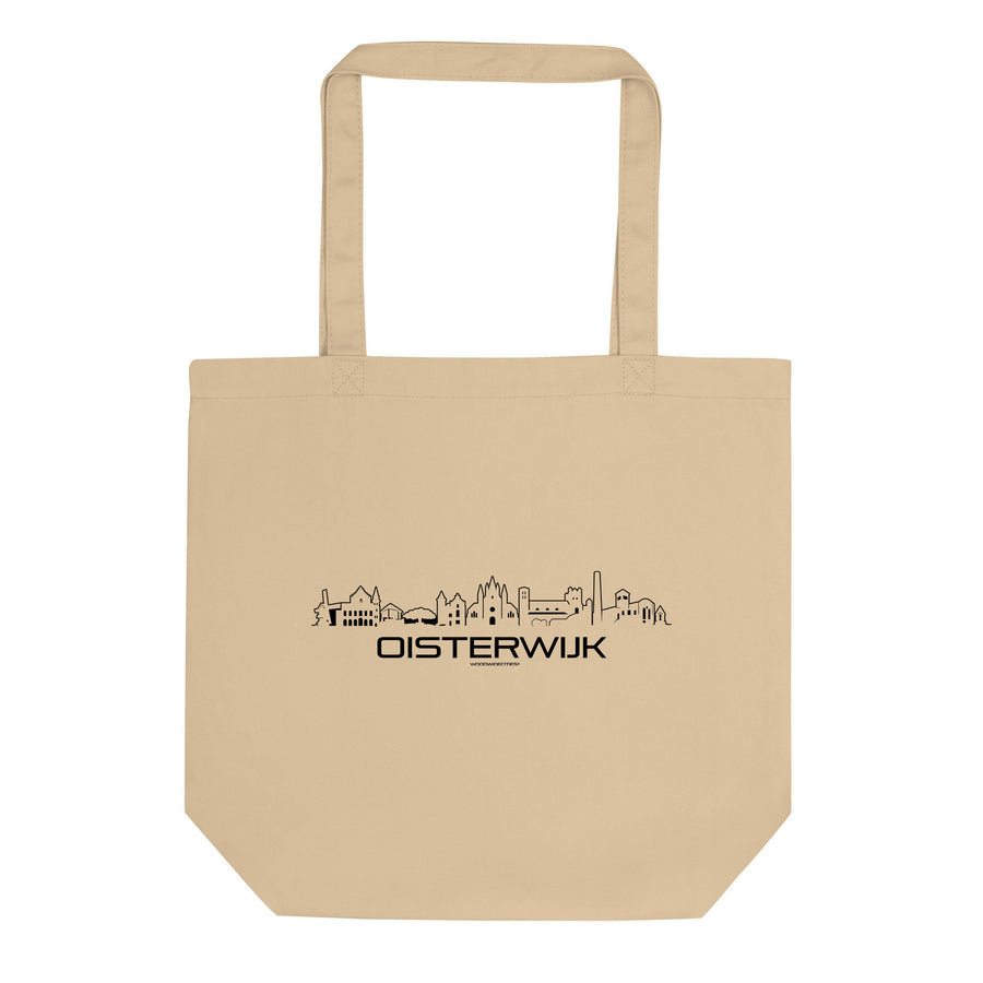 Tote Bag Tas Oisterwijk cadeau voor elke citylover decoratie relatiegeschenk van WoodWideCities