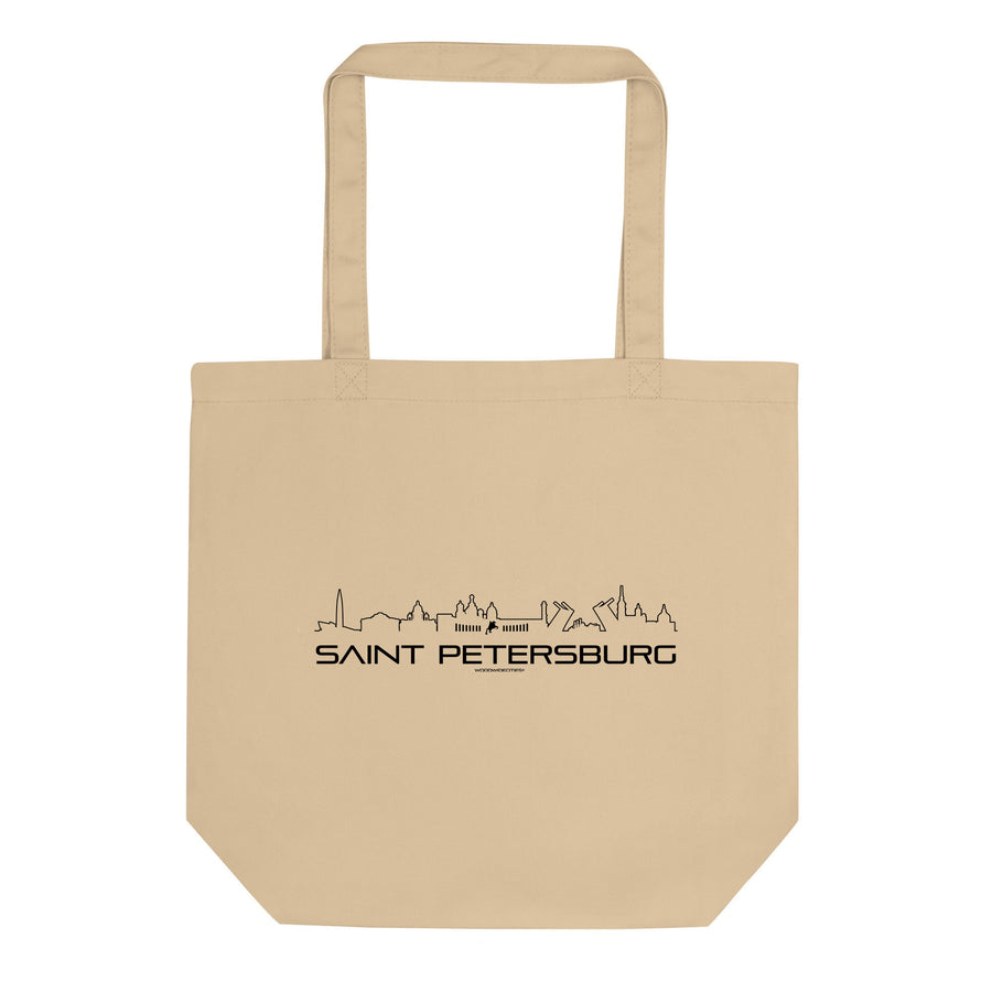 Tote Bag Tas Saint Petersburg cadeau voor elke citylover decoratie relatiegeschenk van WoodWideCities