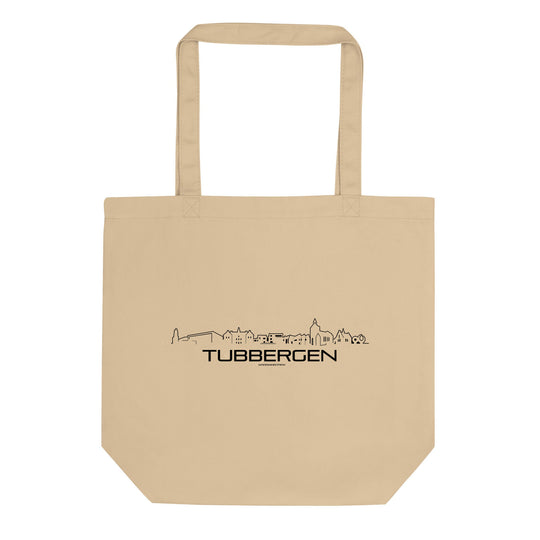 Tote Bag Tas Tubbergen cadeau voor elke citylover decoratie relatiegeschenk van WoodWideCities