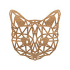 Geometrische Dieren Kat/Poes Eiken houten cadeau decoratie relatiegeschenk van WoodWideCities