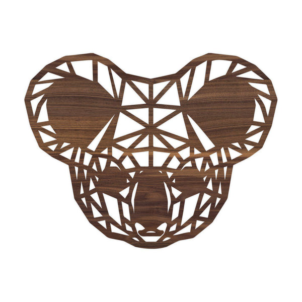 Geometrische Dieren Koala Noten houten cadeau decoratie relatiegeschenk van WoodWideCities
