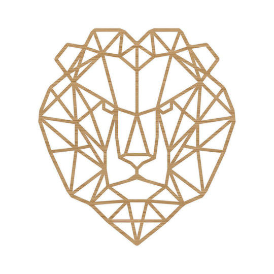 Geometrische Dieren Leeuw Bamboe houten cadeau decoratie relatiegeschenk van WoodWideCities