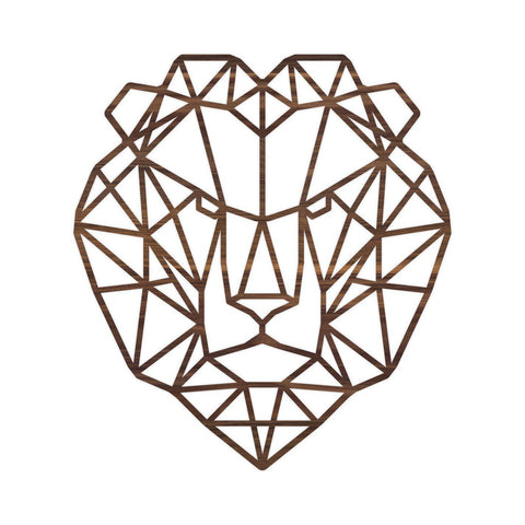 Geometrische Dieren Leeuw Noten houten cadeau decoratie relatiegeschenk van WoodWideCities