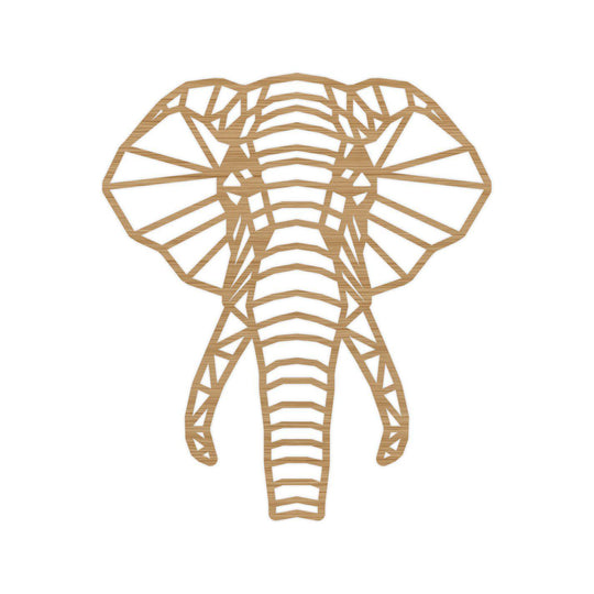 Geometrische Dieren Olifant Bamboe houten cadeau decoratie relatiegeschenk van WoodWideCities