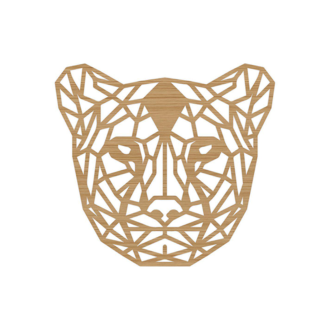 Geometrische Dieren Panter Bamboe houten cadeau decoratie relatiegeschenk van WoodWideCities