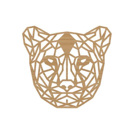 Geometrische Dieren Panter Bamboe houten cadeau decoratie relatiegeschenk van WoodWideCities