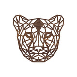 Geometrische Dieren Panter Noten houten cadeau decoratie relatiegeschenk van WoodWideCities