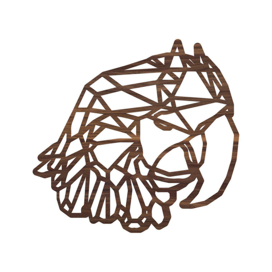 Geometrische Dieren Papegaai Noten houten cadeau decoratie relatiegeschenk van WoodWideCities