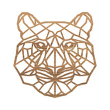 Geometrische Dieren Tijger Eiken houten cadeau decoratie relatiegeschenk van WoodWideCities