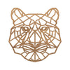 Geometrische Dieren Tijger Eiken houten cadeau decoratie relatiegeschenk van WoodWideCities