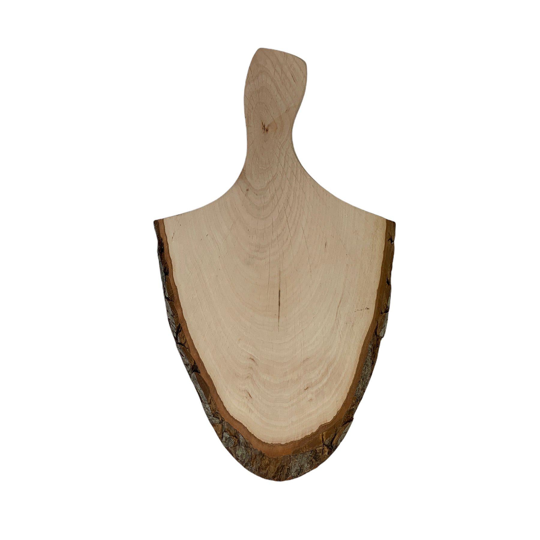 Schorsplank handvat op maat houten cadeau decoratie relatiegeschenk van WoodWideCities