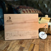 Serveerplank Groningen Whisky Festival Edition houten cadeau decoratie relatiegeschenk van WoodWideCities