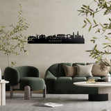 Skyline Alkmaar Zwart glanzend gerecycled kunststof cadeau decoratie relatiegeschenk van WoodWideCities