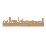 Skyline Almelo Bamboe houten cadeau decoratie relatiegeschenk van WoodWideCities