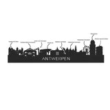 Skyline Antwerpen Noten houten cadeau decoratie relatiegeschenk van WoodWideCities