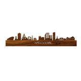 Skyline Apeldoorn Palissander houten cadeau decoratie relatiegeschenk van WoodWideCities