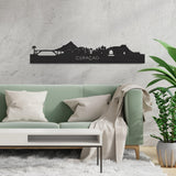 Skyline Curaçao Black houten cadeau decoratie relatiegeschenk van WoodWideCities