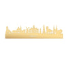 Skyline Delft Metallic Goud gerecycled kunststof cadeau decoratie relatiegeschenk van WoodWideCities