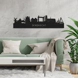 Skyline Dordrecht Black houten cadeau decoratie relatiegeschenk van WoodWideCities