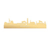 Skyline Dronten Metallic Goud gerecycled kunststof cadeau decoratie relatiegeschenk van WoodWideCities